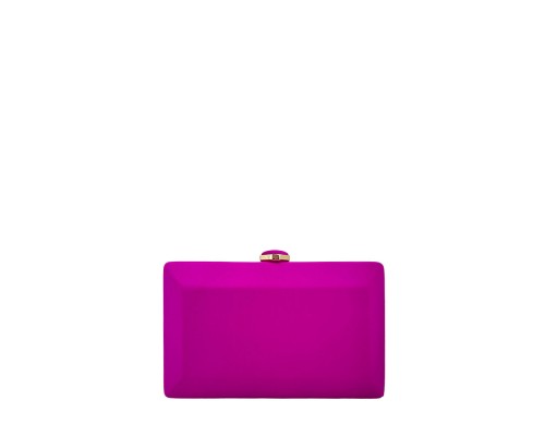 Bolso Clutch Efecto Raso